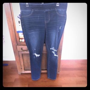 Old Navy Size 14 slide on Rock Star Jeans